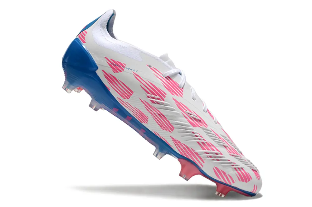 Adidas Predator Elite FG - White/Vibrant Blue/Candy Pink