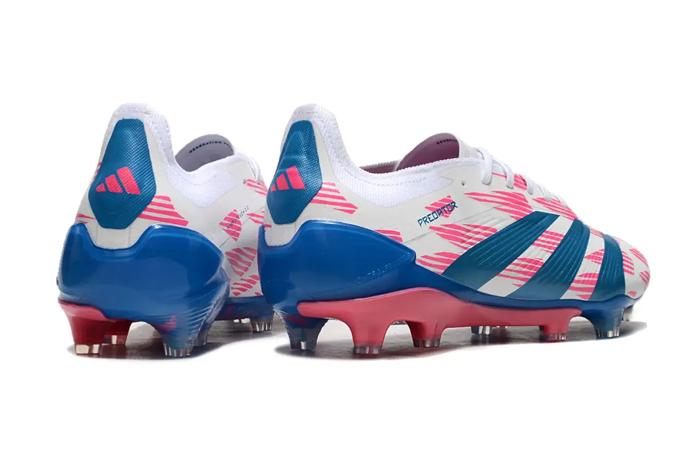 Adidas Predator Elite FG - White/Vibrant Blue/Candy Pink