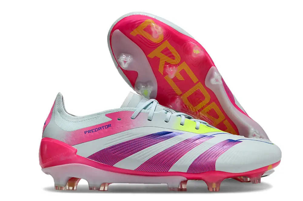 Adidas Predator Elite FG - White/Vibrant Pink/Neon Yellow
