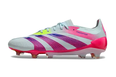 Adidas Predator Elite FG - White/Vibrant Pink/Neon Yellow
