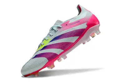 Adidas Predator Elite FG - White/Vibrant Pink/Neon Yellow