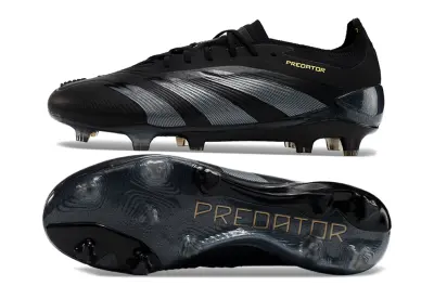 Adidas Predator Elite FG - Black/Steel Gray/Charcoal Black