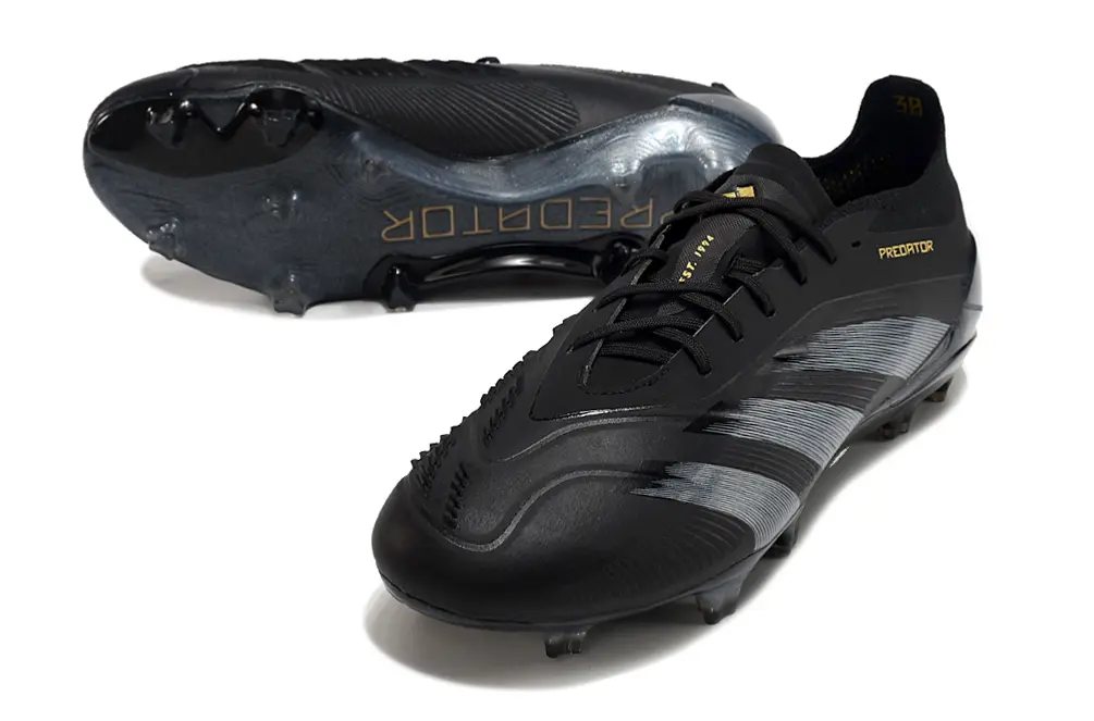 Adidas Predator Elite FG - Black/Steel Gray/Charcoal Black