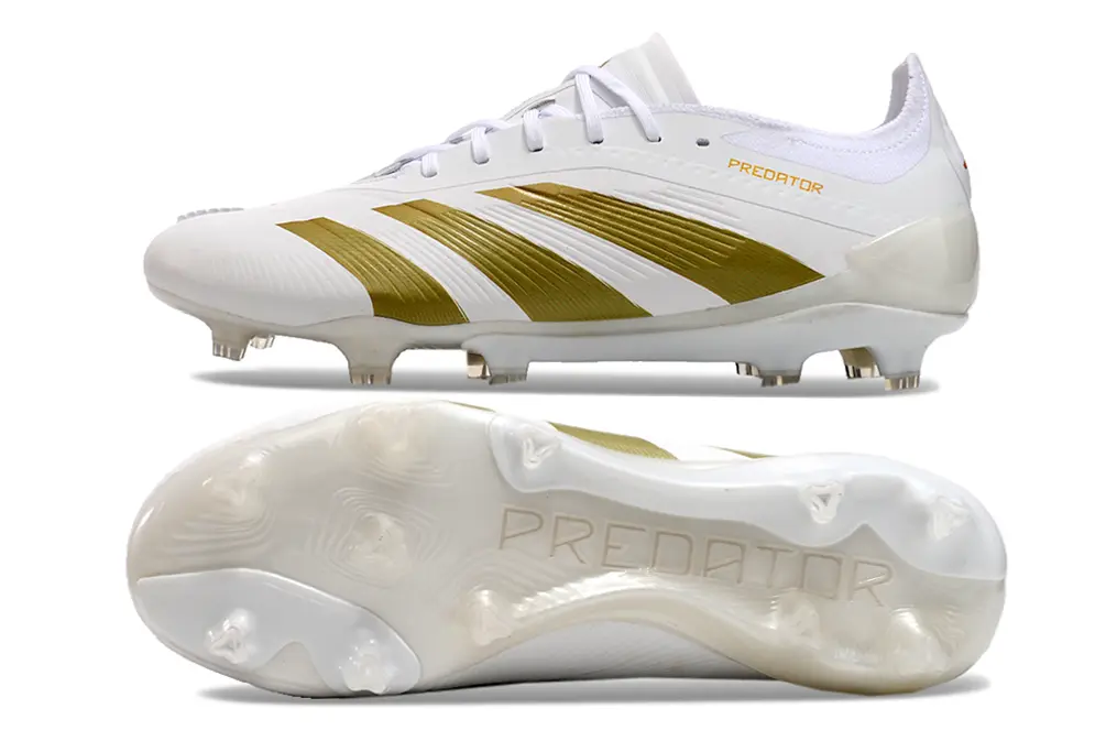 Adidas Predator Elite FG - White/Golden Highlight/White Base