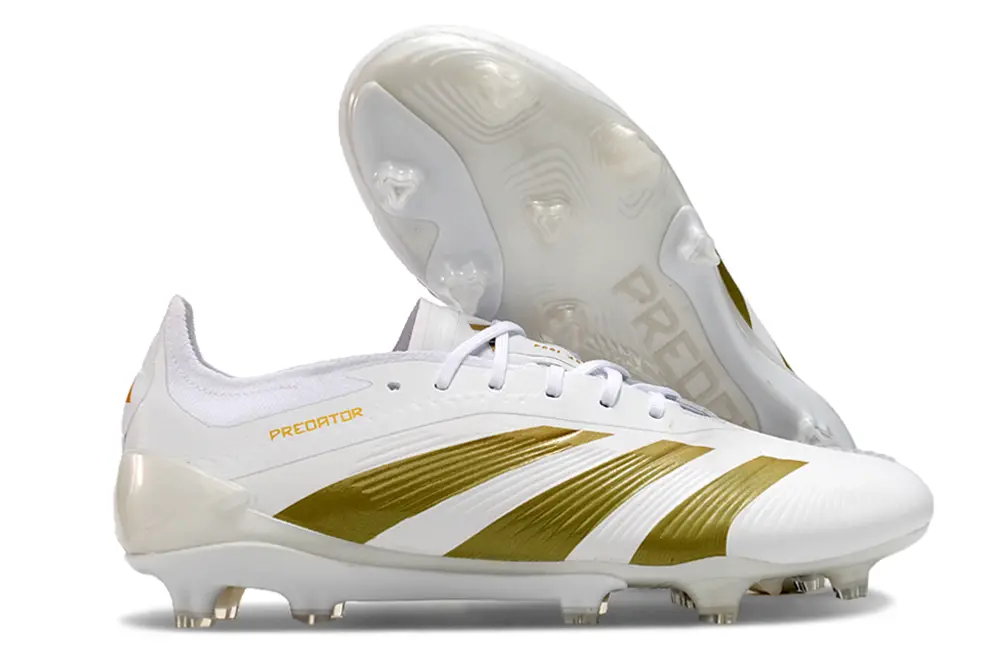 Adidas Predator Elite FG - White/Golden Highlight/White Base