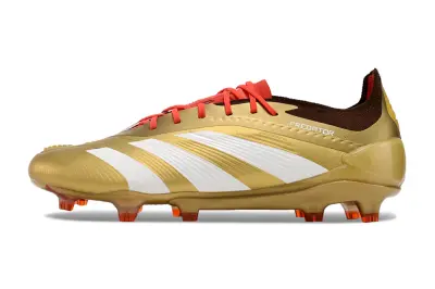 Adidas Predator Elite FG - Gold/Burnished Gold/Fiery Red