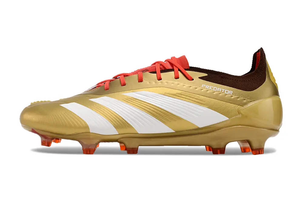 Adidas Predator Elite FG - Gold/Burnished Gold/Fiery Red