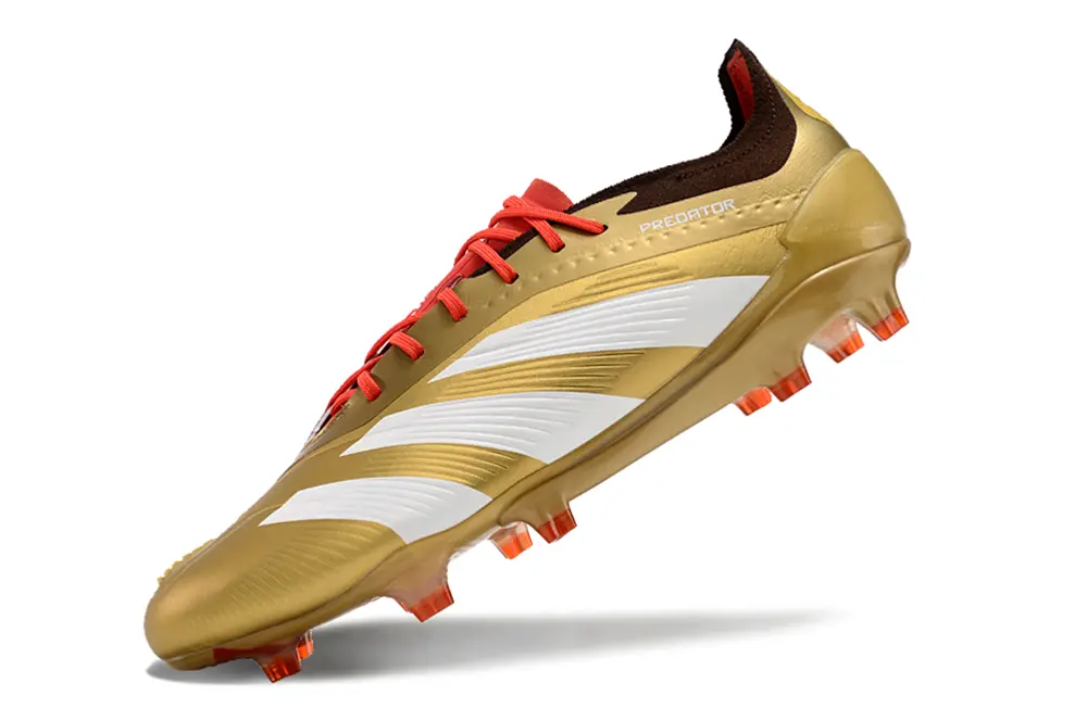 Adidas Predator Elite FG - Gold/Burnished Gold/Fiery Red