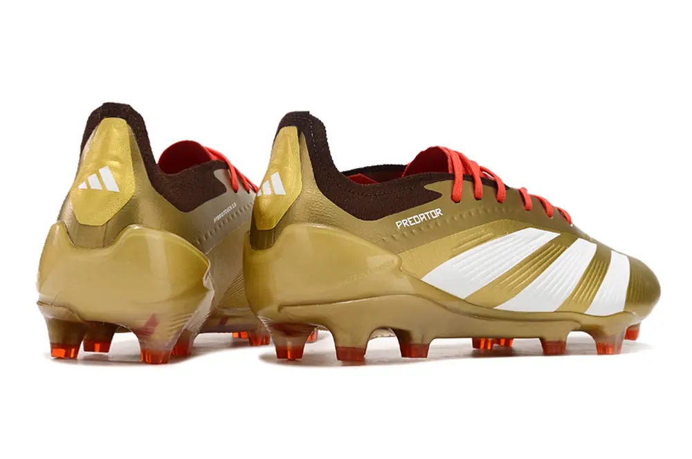 Adidas Predator Elite FG - Gold/Burnished Gold/Fiery Red