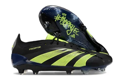 MerkyFC x Adidas Predator Elite FG - Black/Lime Burst/Night Sky