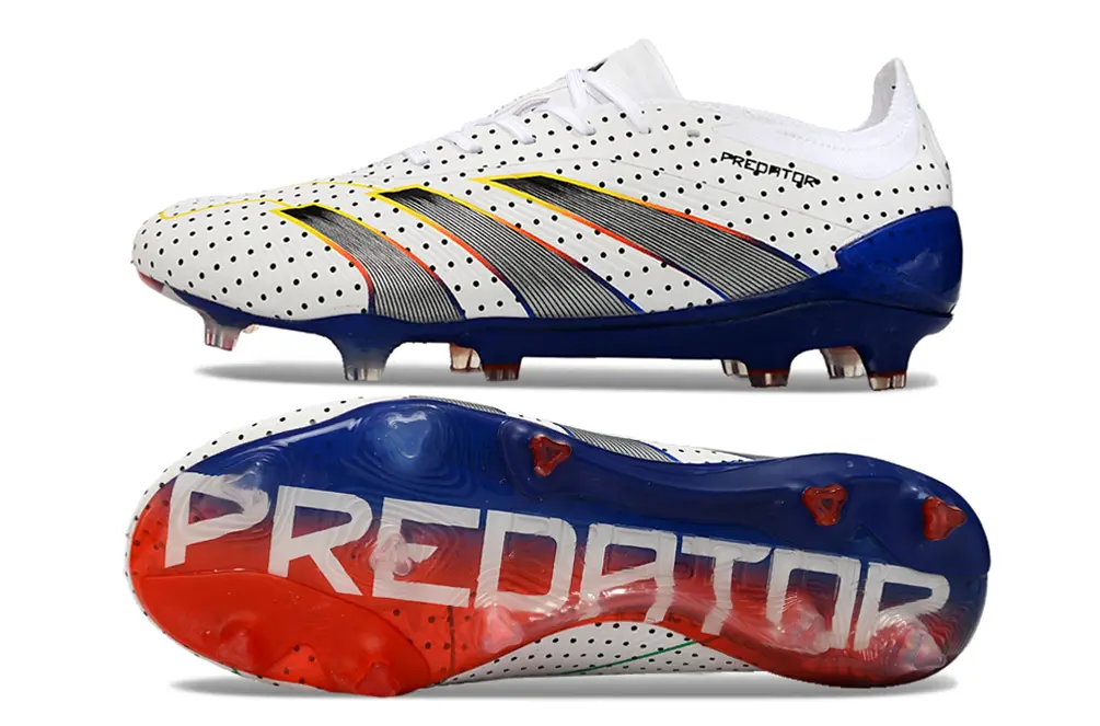 Euphoria x Adidas Predator Elite FG - White/Royal Blue/Crimson Red