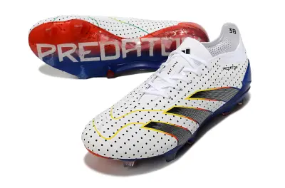 Euphoria x Adidas Predator Elite FG - White/Royal Blue/Crimson Red