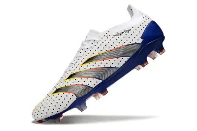 Euphoria x Adidas Predator Elite FG - White/Royal Blue/Crimson Red