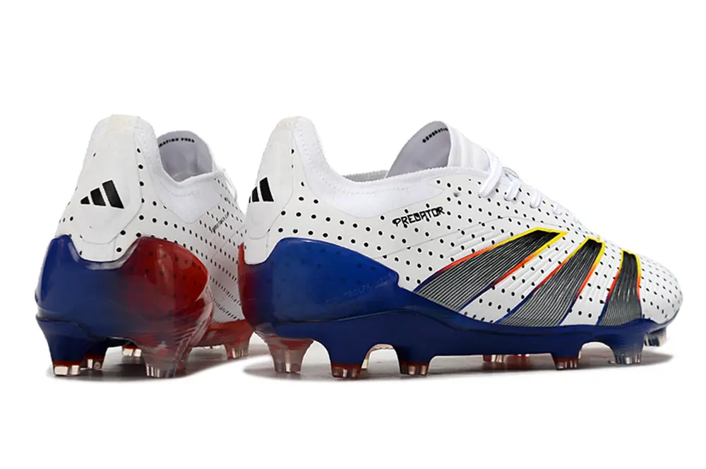 Euphoria x Adidas Predator Elite FG - White/Royal Blue/Crimson Red