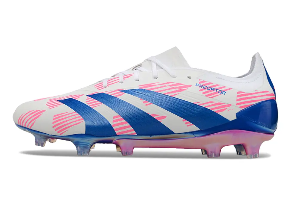 Adidas Predator Elite FG - White/Blue Burst/Pink Splash
