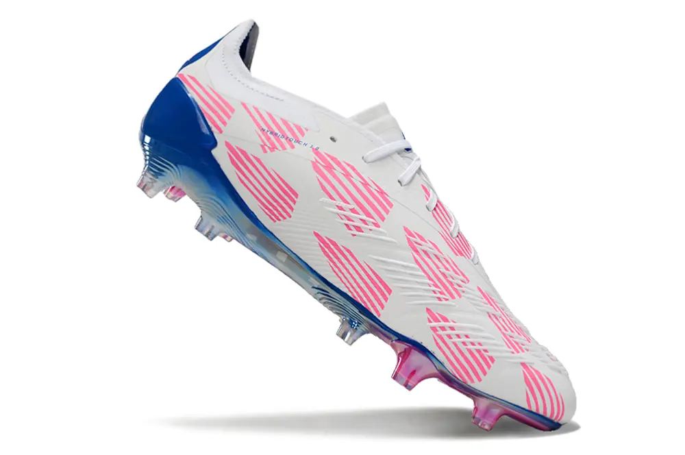 Adidas Predator Elite FG - White/Blue Burst/Pink Splash