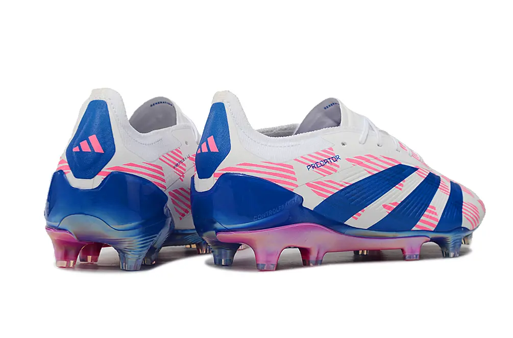 Adidas Predator Elite FG - White/Blue Burst/Pink Splash