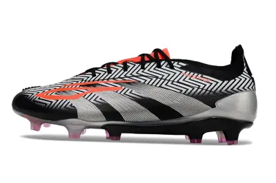 Adidas Predator Elite FG - Black/Fiery Orange/Metallic Silver