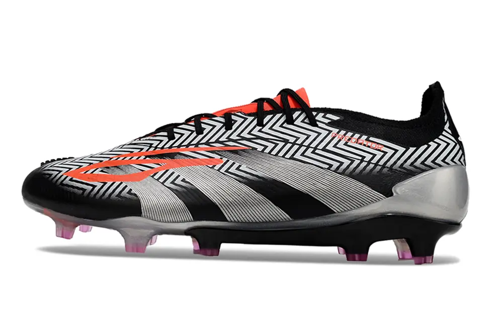 Adidas Predator Elite FG - Black/Fiery Orange/Metallic Silver