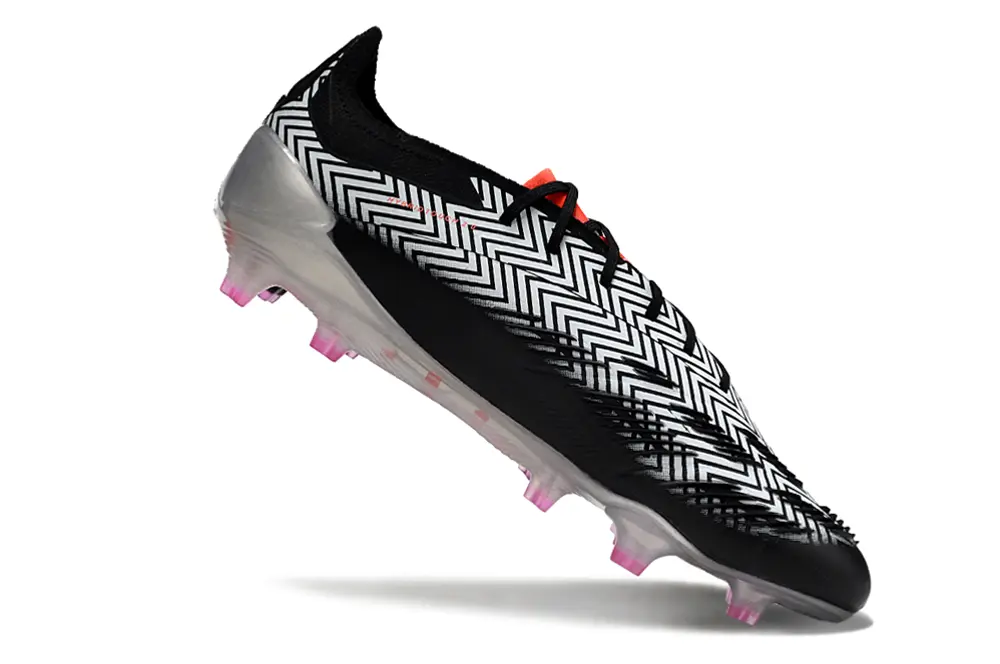 Adidas Predator Elite FG - Black/Fiery Orange/Metallic Silver