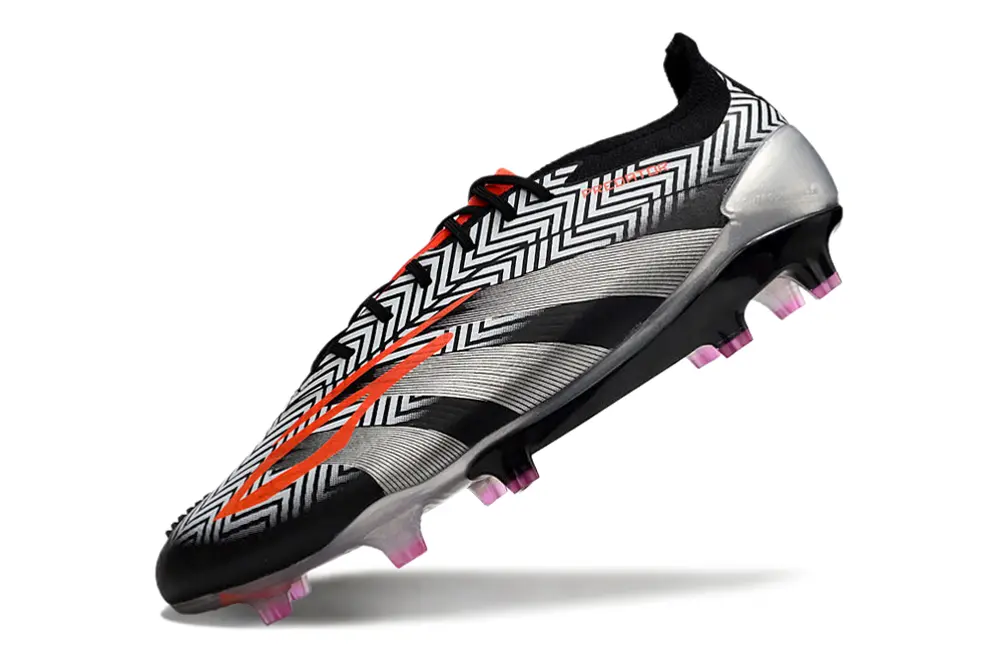 Adidas Predator Elite FG - Black/Fiery Orange/Metallic Silver