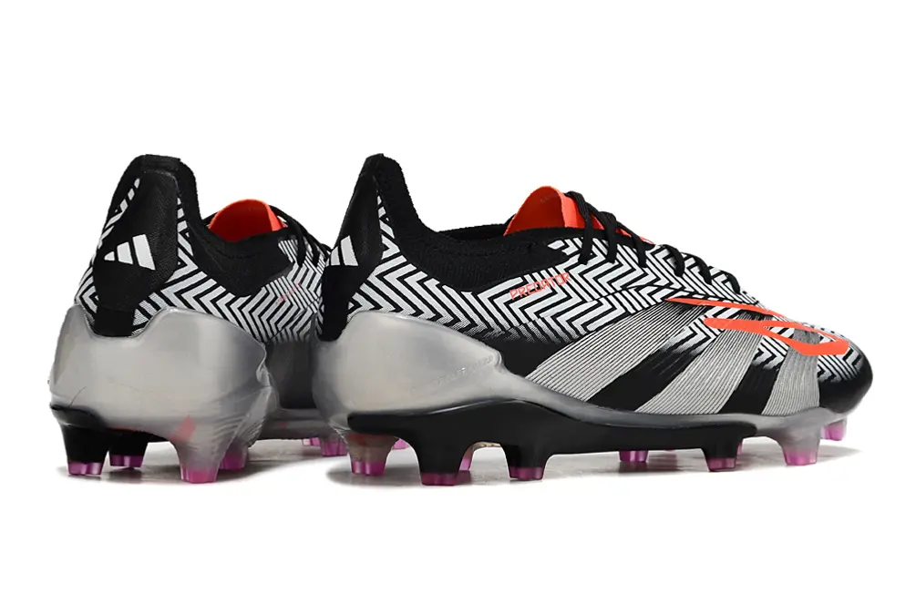 Adidas Predator Elite FG - Black/Fiery Orange/Metallic Silver