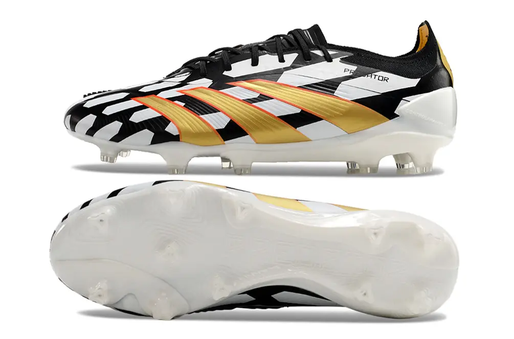 Adidas Predator Elite FG - Black/Gold/White