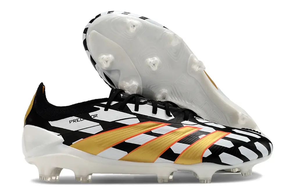 Adidas Predator Elite FG - Black/Gold/White