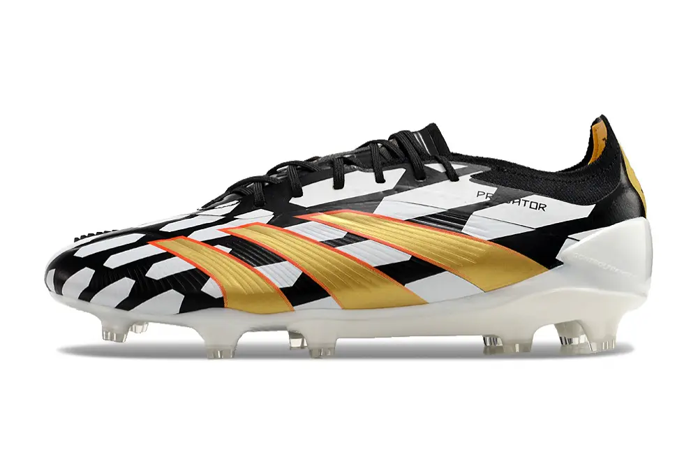 Adidas Predator Elite FG - Black/Gold/White