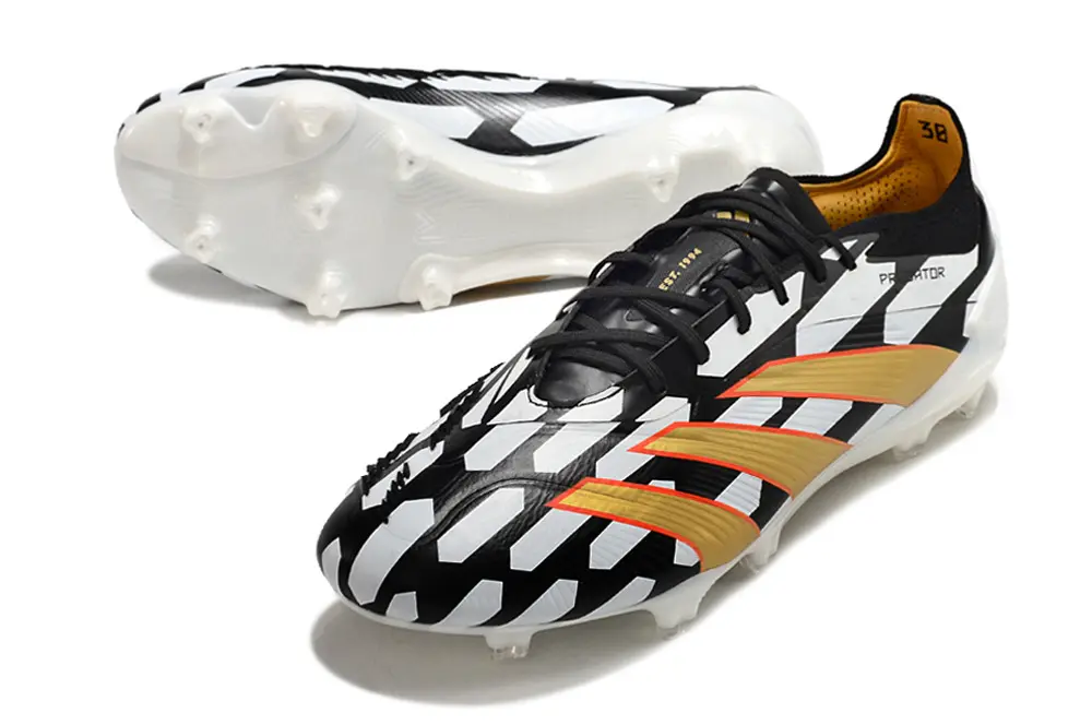 Adidas Predator Elite FG - Black/Gold/White