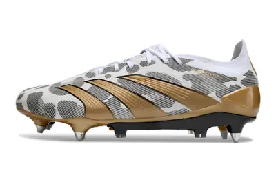 Adidas Predator 24 Elite SG - White/Gold/Black