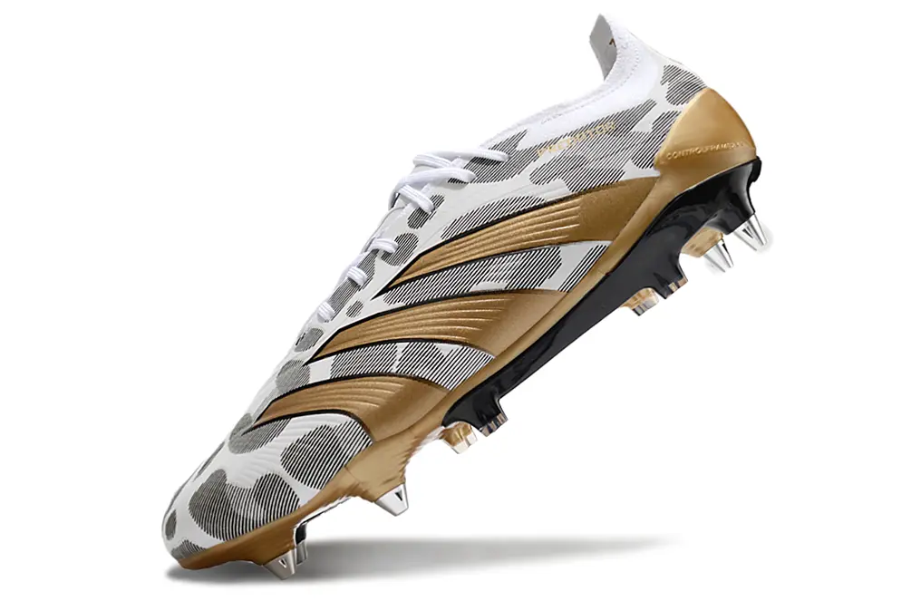 Adidas Predator 24 Elite SG - White/Gold/Black