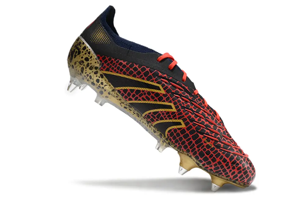 Adidas Predator 24 Elite SG - Red/Black/Gold