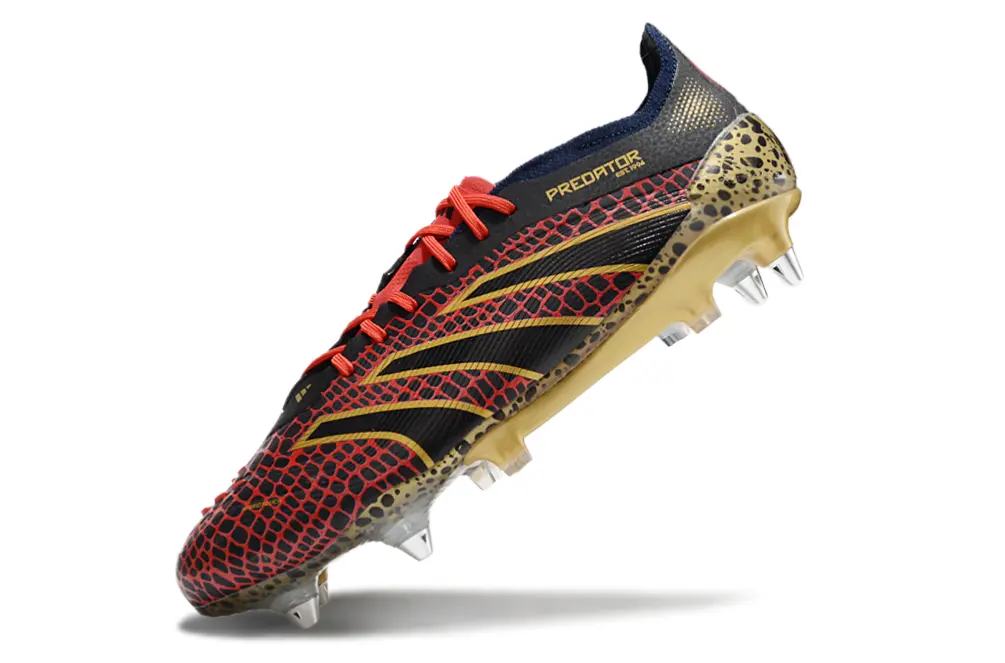 Adidas Predator 24 Elite SG - Red/Black/Gold