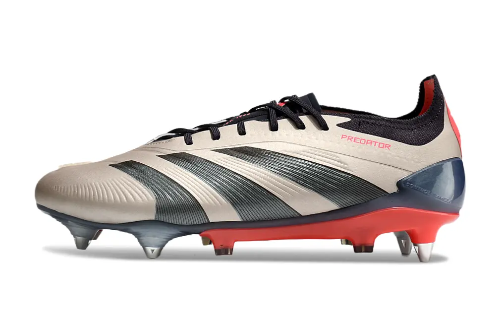 Adidas Predator 24 Elite SG - Cream/Black/Crimson