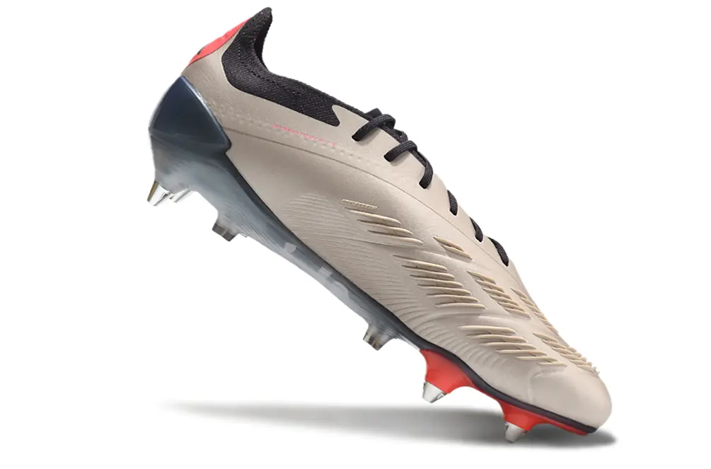 Adidas Predator 24 Elite SG - Cream/Black/Crimson