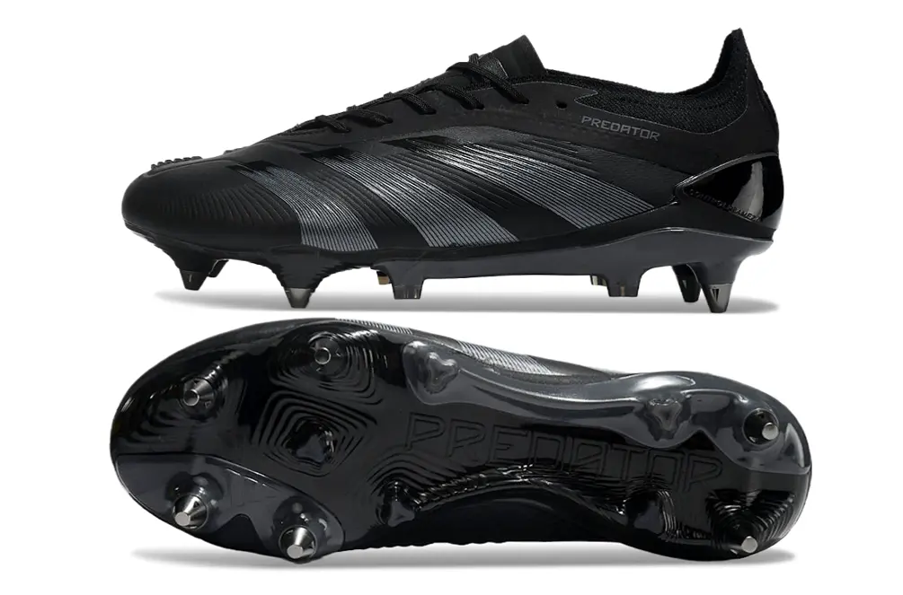 Adidas Predator 24 Elite SG - Black/Shadow Black/Ink Gray