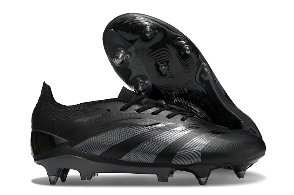Adidas Predator 24 Elite SG - Black/Shadow Black/Ink Gray