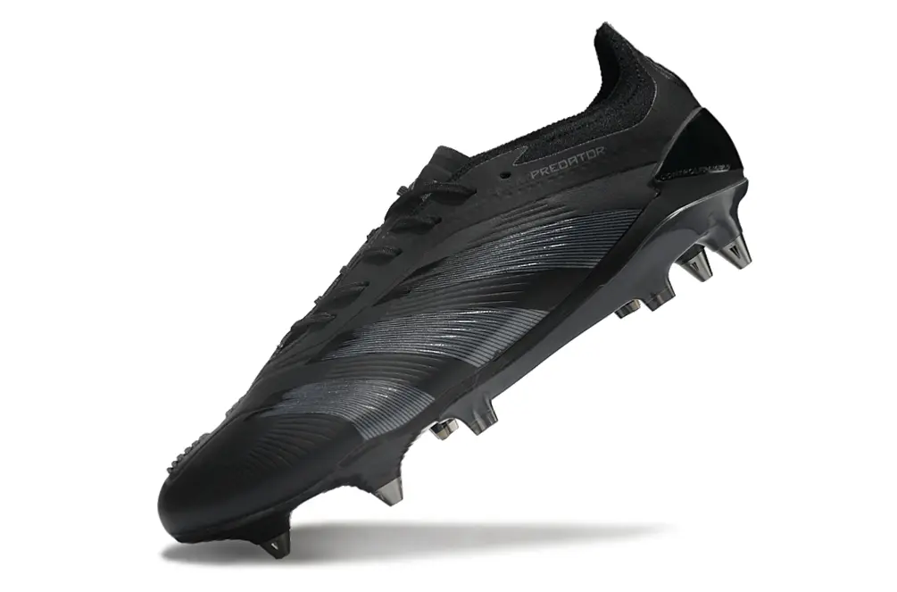 Adidas Predator 24 Elite SG - Black/Midnight Grey/Gold