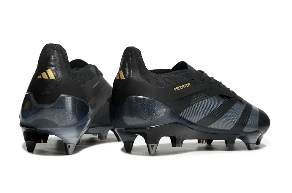Adidas Predator 24 Elite SG - Black/Midnight Grey/Gold
