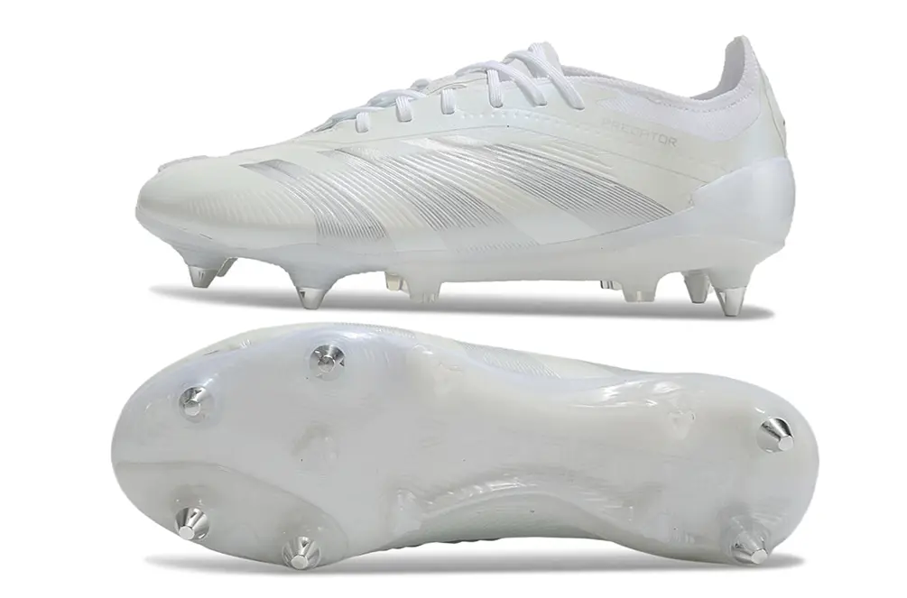 Adidas Predator 24 Elite SG - White/Iridescent White/Glacial White