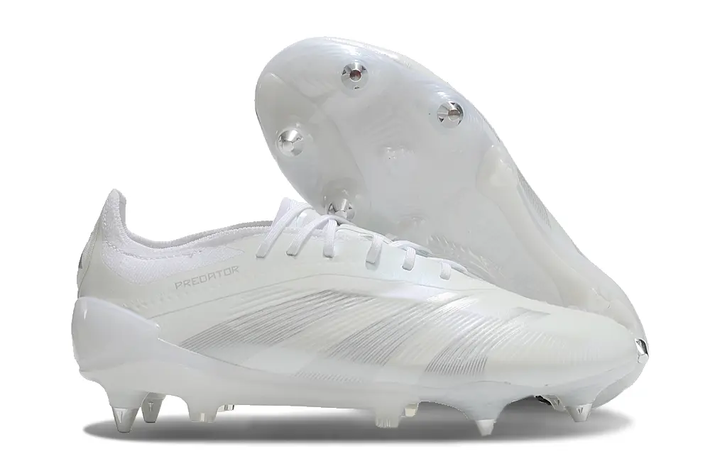 Adidas Predator 24 Elite SG - White/Iridescent White/Glacial White