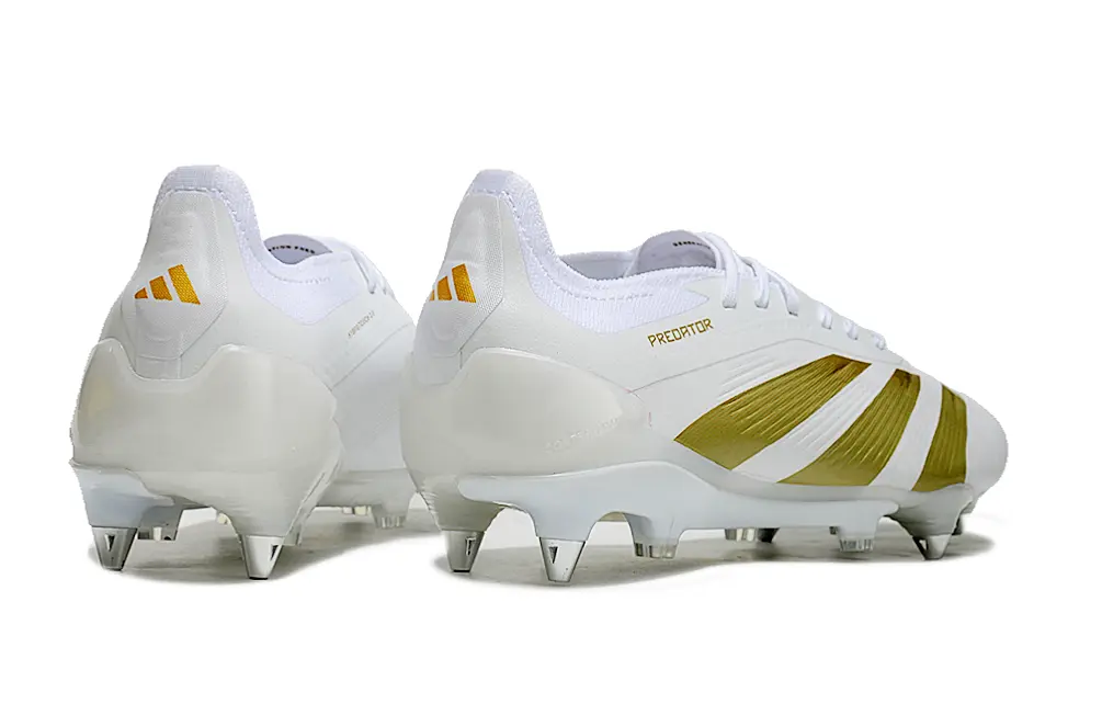 Adidas Predator 24 Elite SG - White/Bright Gold/Metallic White