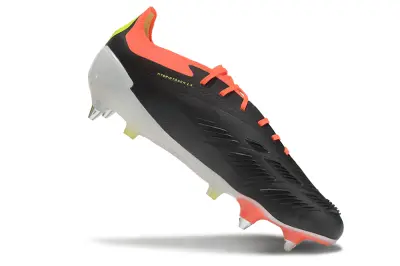 Adidas Predator 24 Elite SG - Black/Neon Orange/White