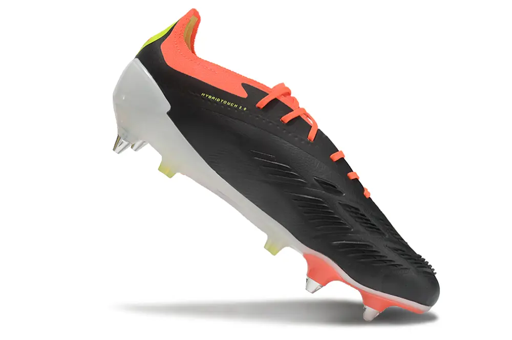 Adidas Predator 24 Elite SG - Black/Neon Orange/White