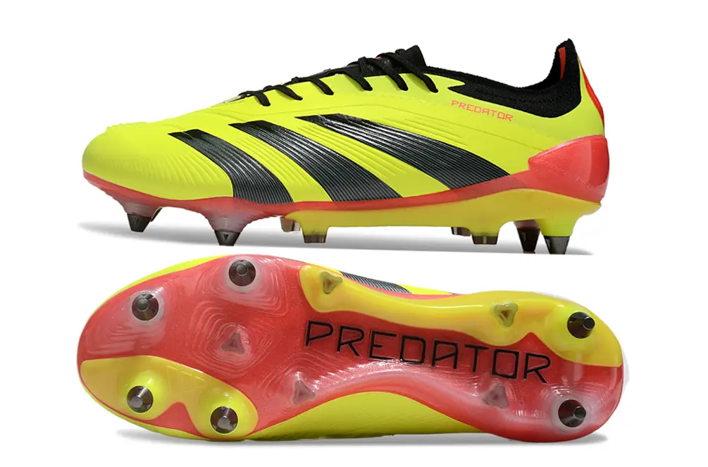 Adidas Predator 24 Elite SG - Yellow/Black/Red