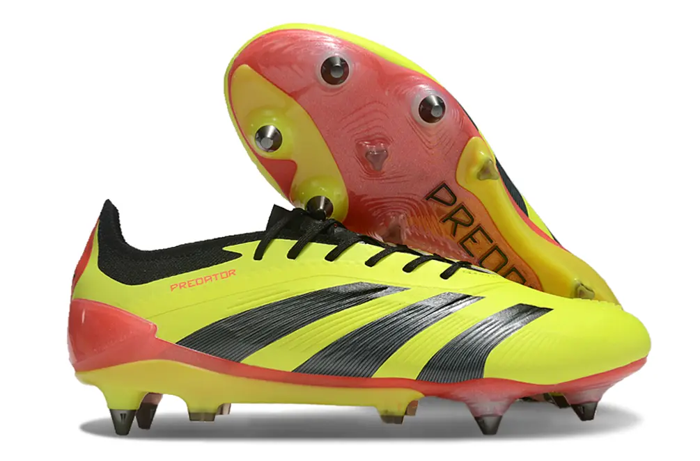 Adidas Predator 24 Elite SG - Yellow/Black/Red