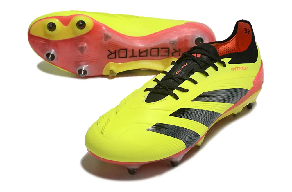 Adidas Predator 24 Elite SG - Yellow/Black/Red