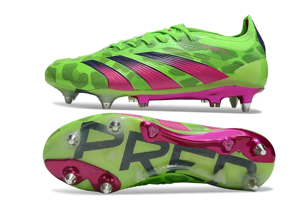 Adidas Predator 24 Elite SG - Green/Vibrant Green/Fuchsia Pink