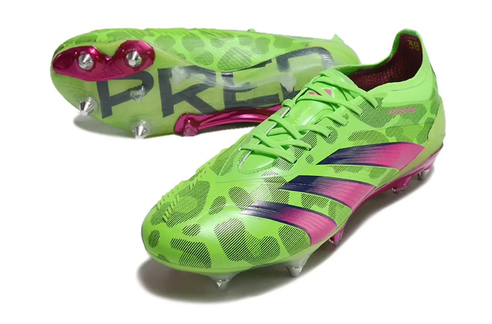 Adidas Predator 24 Elite SG - Green/Vibrant Green/Fuchsia Pink